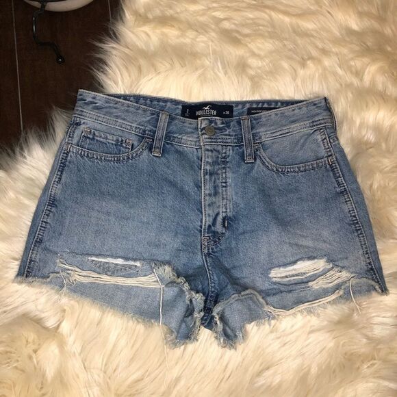 Hollister high rise vintage short denim size 3 - Picture 1 of 8
